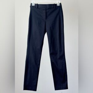 H&M Women’s Black Straight-Leg  stretch cotton Pants, size 4